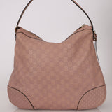 Gucci Large Pink Guccissima Bree Hobo