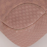 Gucci Large Pink Guccissima Bree Hobo