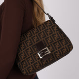 Fendi Zucca Mamma Forever Baguette