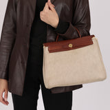 Hermès Herbag 31 Rouge H Toile and Vache Hunter 2002 GHW