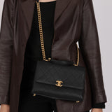 Chanel Small Chic Affinity Flap Black Caviar 2018 AGHW