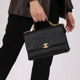 Chanel Small Chic Affinity Flap Black Caviar 2018 AGHW