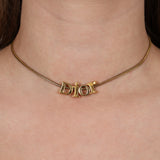 Dior Logo Letters Charms Necklace
