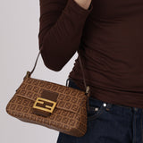 Fendi Zucchino Mini Mamma Baguette