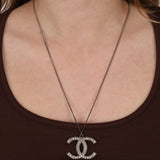 Chanel 2012 CC Rhinestone Necklace