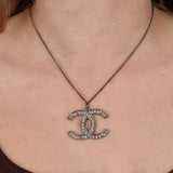Chanel 2012 CC Rhinestone Necklace