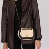Chanel Lovely Chain Flap Bicolor Lambskin and Caviar 2019 AGHW