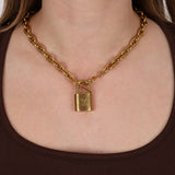 Louis Vuitton Lock and Key Necklace