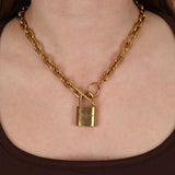 Louis Vuitton Lock & Key Necklace