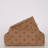 Limited Edition Fendi First Bag FF Karligraphy Medium Clutch