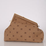 Limited Edition Fendi First Bag FF Karligraphy Medium Clutch