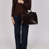 Louis Vuitton Amarante Vernis Wilshire MM Tote