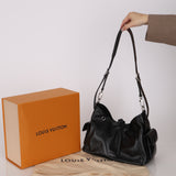 Louis Vuitton Leather Carry All Cargo Shoulder Bag