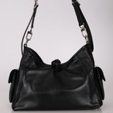 Louis Vuitton Leather Carry All Cargo Shoulder Bag