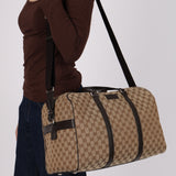 Gucci Monogram Canvas Duffle Bag