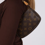 Louis Vuitton Monogram Chain Mini Pochette Bag