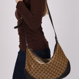 Gucci GG Crystal Halfmoon Large Hobo