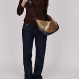 Gucci GG Crystal Halfmoon Large Hobo
