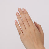 Cartier 18K Rose Gold Diamond Mini Love Ring, Size US 4.5