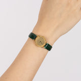 Tiffany & Co 18K Yellow Gold and Crocodile Atlas Watch 24mm