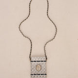 Rare Chanel 2021 Coco Crown Card Holder Necklace