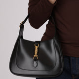 Gucci Black Box Calf Jackie 1961 Small Hobo