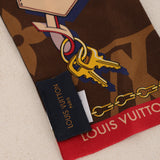 Louis Vuitton Tribute To Marron Monogram Silk Scarf