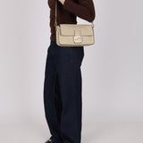 Fendi Creme Cuoio Romano Selleria Baguette