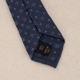Louis Vuitton Navy Micro Monogram Silk Tie