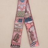 Louis Vuitton "Art of Travel' Silk Scarf