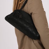 Chanel 2012 Iridescent Blistered Satin Just Mademoiselle Small Bowling Bag