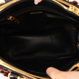 Prada Saffiano Small Garden Galleria Double Zip Tote