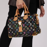 Limited Edition Louis Vuitton Speedy 30 Takashi Murakami Black Multicolor Monogram