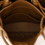 Bottega Veneta Amber Intrecciato Small Andiamo Bag