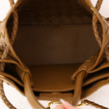 Bottega Veneta Amber Intrecciato Small Andiamo Bag
