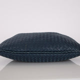 Bottega Veneta Navy Intrecciato Large Hobo