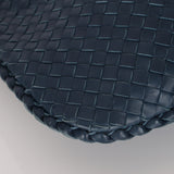 Bottega Veneta Navy Intrecciato Large Hobo