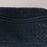 Bottega Veneta Navy Intrecciato Large Hobo