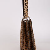 Celine Triomphe C Pony Hair Clasp Shoulder Bag