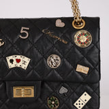 Limited Edition Chanel 2016 Aged Calfskin Lucky Charms 2.55 Reissue Flap AGHW