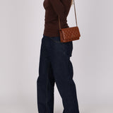 Chanel 2023 Toffee Brown Caviar Wallet on Chain GHW