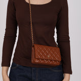Chanel 2023 Toffee Brown Caviar Wallet on Chain GHW