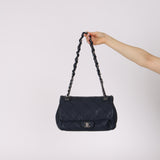 Chanel 2012 Navy Deerskin Ultimate Stitch Flap