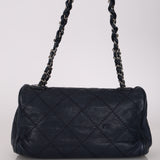 Chanel 2012 Navy Deerskin Ultimate Stitch Flap