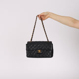 Ultra-Rare Chanel 1996 Caviar Double-Sided Small Classic Flap 24K GP