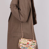 Chanel 2017 Satin Pink Paris Cuba Cigare Mini Square Flap Bag