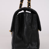 Ultra-Rare Chanel 1996 Caviar Double-Sided Small Classic Flap 24K GP