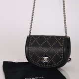 Chanel 2017 Calfskin Coco Eyelets Small Flap