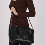 Chanel 2007 Black Caviar Timeless Tote BGHW