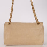 Chanel 2012 Beige Caviar Medium Mademoiselle Flap